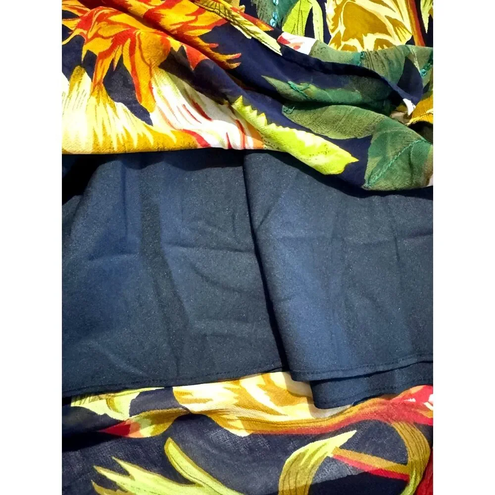 Requirements Y2K midi skirt nature floral schumacher chinoiserie fairy women S/8